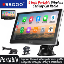 Autoradio wireless Apple Carplay Android Auto 9 pollici touchscreen BT NAVIGATORE SATELLITARE AHD