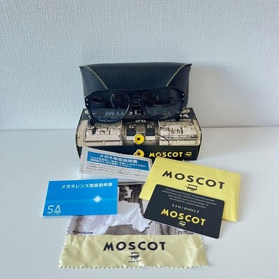USED [COMPLETE WITH ALL ACCESSORIES] MOSCOT SECHEL SUN 54BK G-15, PURCHASED FR