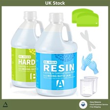 Clear Art Epoxy Resin Kit Gallon 2 Part Easy Mix Casting Coating 1 Gal