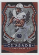 2020 Panini Prizm Draft Picks Crusade Red Prizm Saquon Barkley #85 00jz