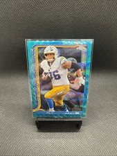 2025 Topps Chrome Football Joe Alt Aqua Wave /199 #157 Chargers