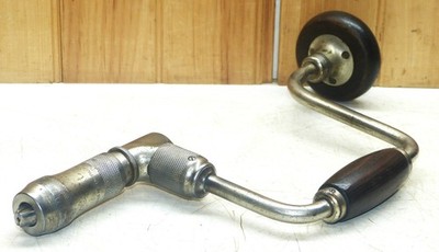 Vintage Millers Falls 132 10  Reversible Ratcheting Brace Drill INV18906