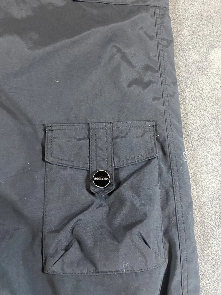 Sessions Terrain Series Snowboard Esquí Nieve Pantalones Negros Forrados Para Hombre Talla XL Foto 4 de 4