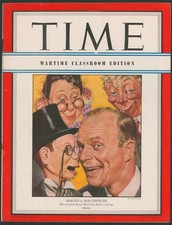Time Magazine November 20, 1944 WWII Edgar Bergen and Charlie McCarthy