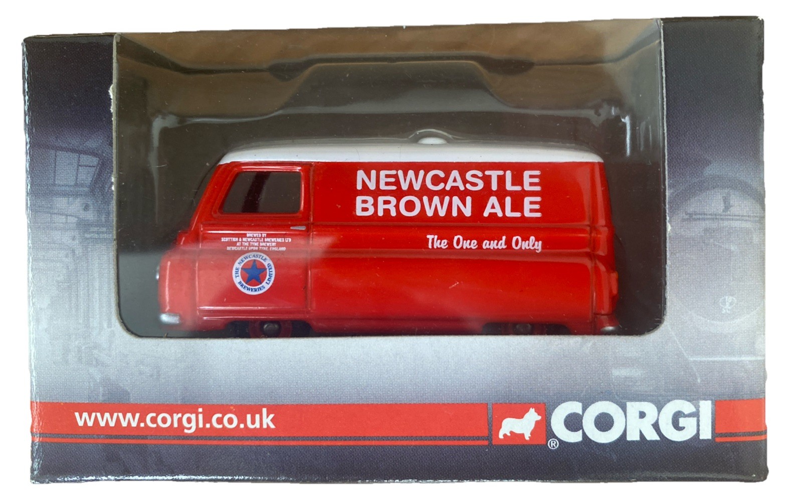Corgi Trackside 1:76 Morris J2 Van DG202012 Newcastle Brown Ale The One & Only