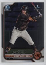2022 Bowman Chrome Prospects Diego Velasquez #BCP-110 1u6