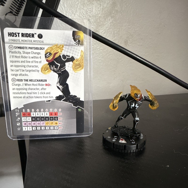 WizKids Marvel HeroClix Host Rider #049 Rare Painted Edge of the Venomverse 2025