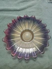 Vintage Federal Glass Gemtonr Iridescent Celestial Bowl Carnival Glass 9" B28