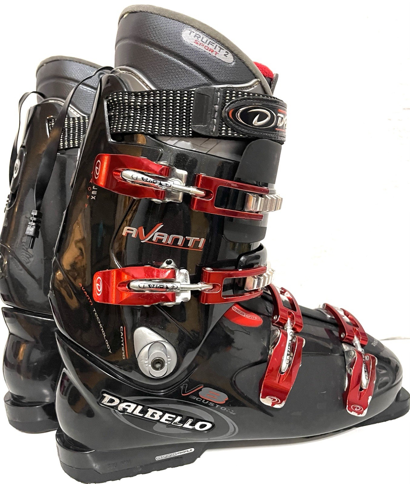 SALOMON Scarponi da sci Dalbello Nero Rosso V8 Truefit 2 Avanti taglia 11 12