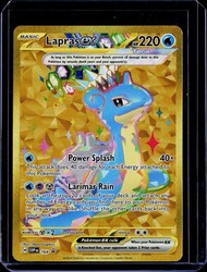 Lapras ex 164 Scarlet & Violet Black Star Promo Hyper Rare
