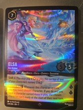 Lot Of 9 Disney Lorcana First Chapter Holos...elsa, Goofy, Daisy, Bolt, RobNHood