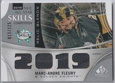 Marc-Andre Fleury 2019-20 SP Game Used 2019 All-Star Skills Relic Blends #/125