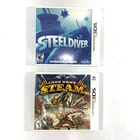 Nintendo 3DS Game Bundle Steel Diver and Code Name S.T.E.A.M *Tested Working*