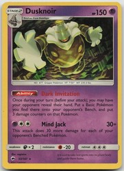 Dusknoir 53/147 Holo Rare Burning Shadows