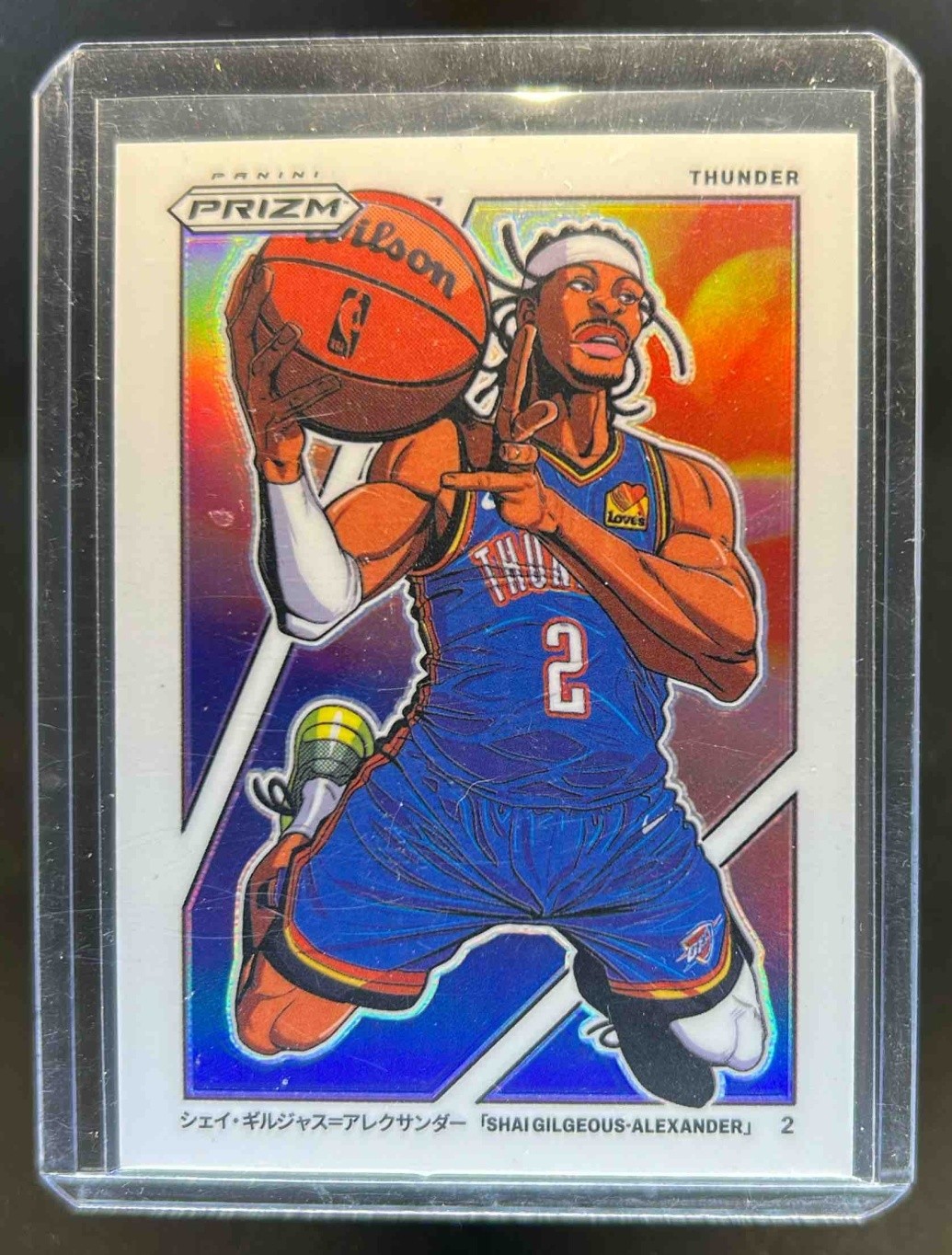 2024-25 Prizm Shai Gilgeous-Alexander Manga #18 Thunder