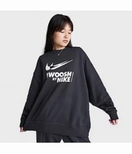 Nike Sportswear NWT Oversized Fleece Crew Neck Sweatshirt Women s Small