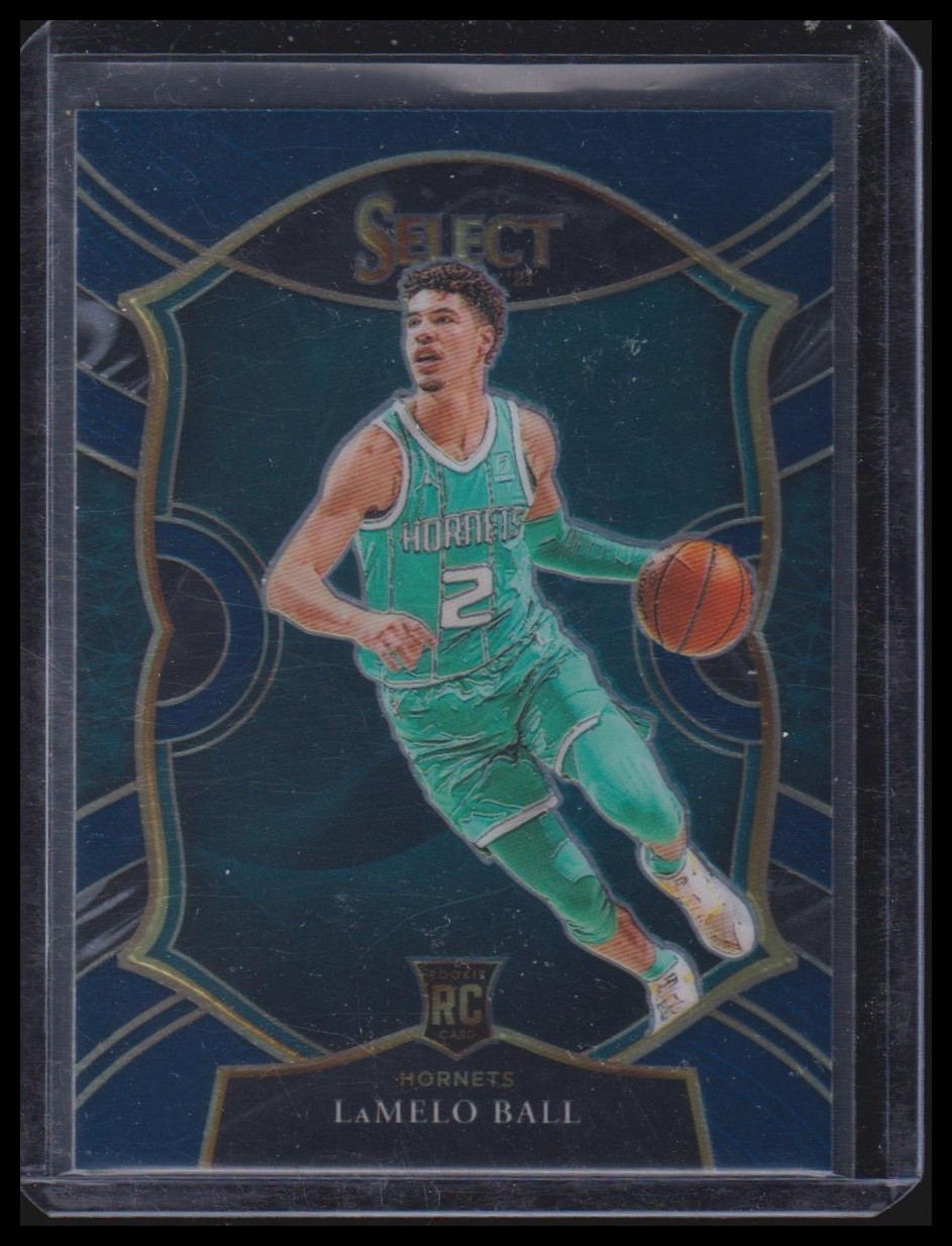 2020-21 Panini Select #63 LaMelo Ball Blue