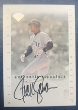 1996 Leaf Authentic Signature Series Ricky Jordan On Card Autograph Mariners