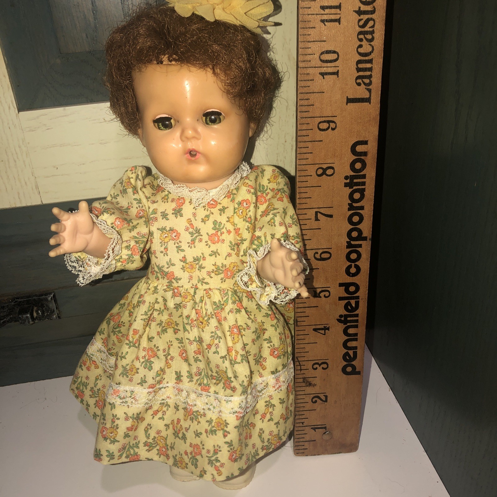 Vintage 1950's 11" American Character Doll "Tiny Tears" Redressed Cutie