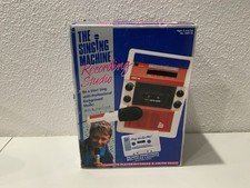 THE SINGING MACHINE SMT-15 Vintage Karaoke Machine For Kids W/ New cassette