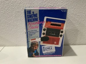 THE SINGING MACHINE SMT-15 Vintage Karaoke Machine For Kids W/ New cassette