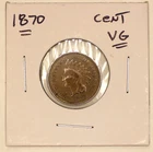 1870 Indian Cent Very Good Condition Batter Date !!