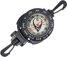 Diving Dive Compass with Retractable Clip   Glow-In-The-Dark Compass, 7" to 31.5