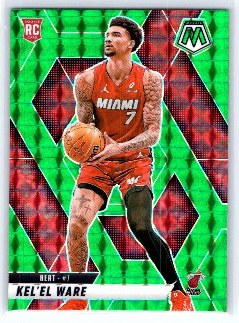 2024-25 Panini Mosaic #232 Kel’el Ware Green Mosaic