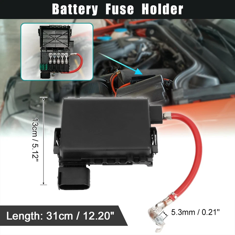 Fuse Box Battery Terminal Fuse Holder 1J0937550A 1J0937550B for VW Jetta Golf - Image 2 of 4