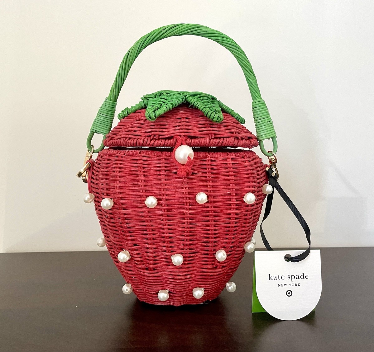 Kate Spade New York x Target Pearl Embellished Strawberry Basket