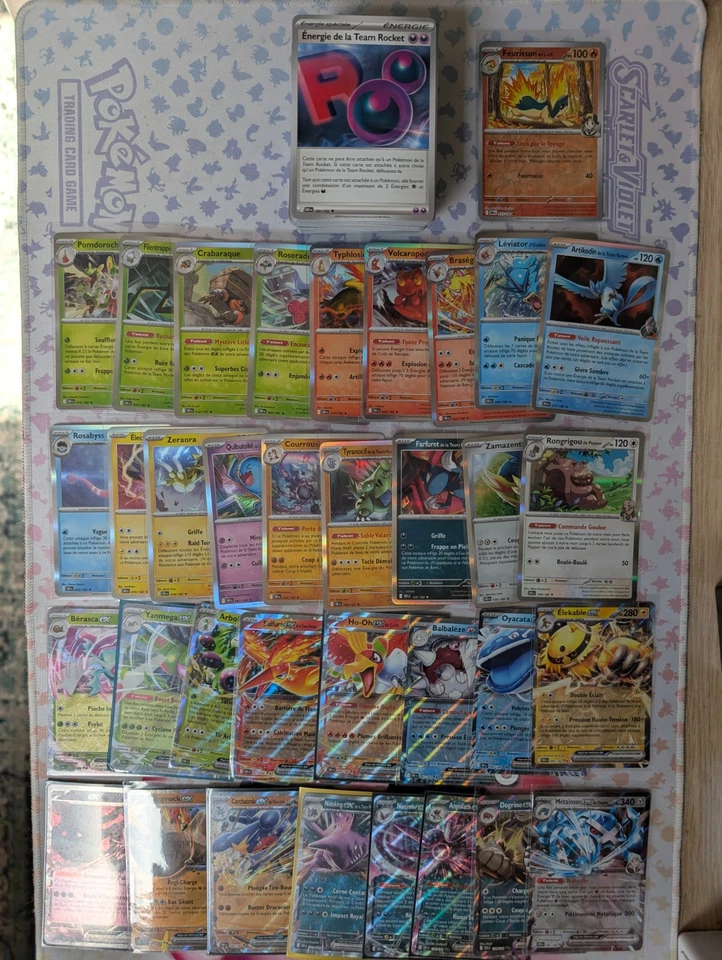 Lot Cartes Pokemon Set Quasi Complet Co/Unco/Holo/Ex EV10 Rivalités Destinées - Photo 2/4