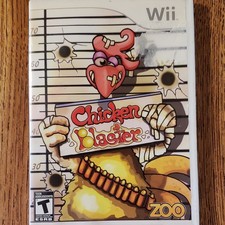 Zoo Games Chicken Blaster Nintendo Wii NTSC-U/C T 2007 Shooter Manual