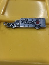 Smart Driver Coke Coca-Cola Truck Metal Keychain Keyring Made in USA