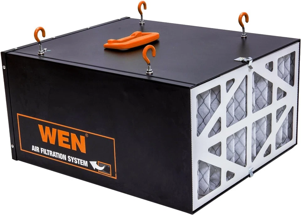 WEN 3410 3-Speed Remote-Controlled Air Filtration System PACK, Black  - Image 3 of 4