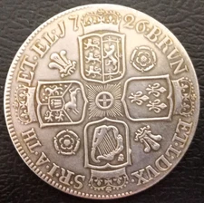 Retro George I 1726 Roses & Plumes Crown. Souvenir Gap Fillers.