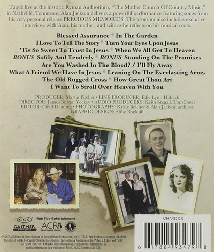 Alan Jackson - Precious Memories (DVD) Alan Jackson - Imagen 3 de 4