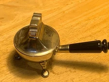 Vintage Chrome A.S.R. Art Deco Heritage Table Lighter 4 3/4" x 3" Made in USA