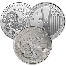 1/2 oz Silver Coin (Varied Condition, Any Mint) Random Year 98.46 per troy oz