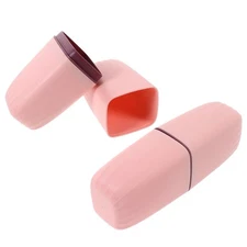 2 PCS Plastic Toothbrush Holder Bathroom Portable Container Case