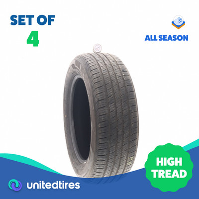 Set of (4) Used 235/60R18 Celimo Salient CS210 107V - 9/32