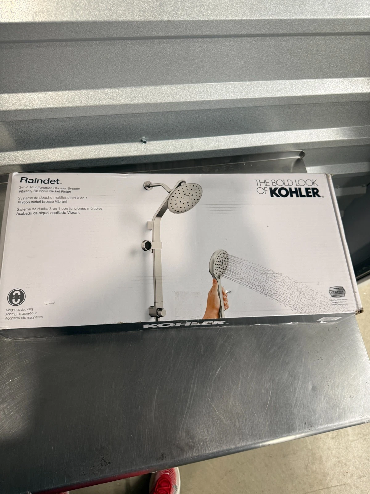 KOHLER Raindet 3-in-1 Multifunction Shower System - Brushed Nickel R26089-G-BN