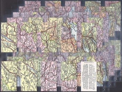 MITCHELL - FULL SET - A ROAD MAP OF SCOTLAND 1933 (LARGE NUM. 50 KARTEN) ALLE GESCANNT