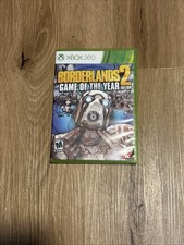 Xbox 360 Borderlands 2 Game Of The Year Complete In Box CIB Clean Near Mint
