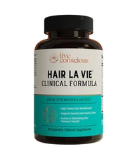 Hair La Vie Live Conscious Clinical Formula Growth 90 Count (Pack of 1)
