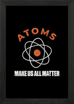Matter Atoms Gerahmtes Wandbild Poster Leinwanddruck Bild