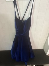 Windsor Navy Blue Party Cocktail Dress Size 5 Glam Formal Dance