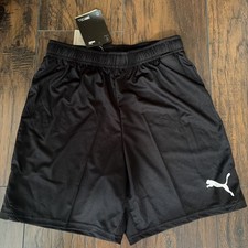 PUMA Teamgoal Soccer Shorts Youth Boys Black Casual Athletic Bottoms 70575303