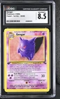 Gengar 20/62 Fossil 1st Edition No Holo Rare Pokemon Card EN CGC 8.5 - NM MINT +