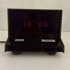 1976 Spartus Solid State L.E.D. Digital Alarm Clock Tested Works Rare HTF
