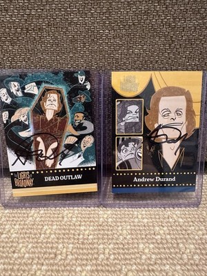 Andrew Durand Lights Of Broadway Set Of 2 Signed Cards Dead Outlaw